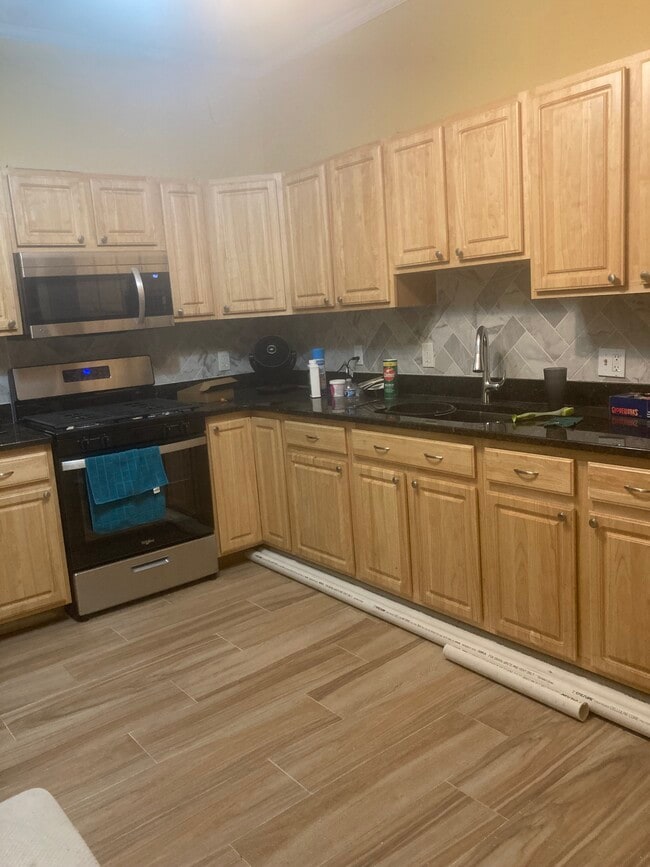Kitchen with new appliances