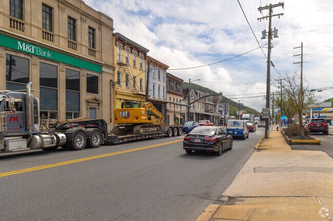 Downtown Tamaqua provides a change of scenery from West Penn's rural landscape.