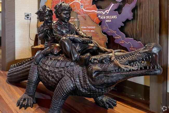 The Lafayette area, including North Lafayette Parish, is known for alligators.