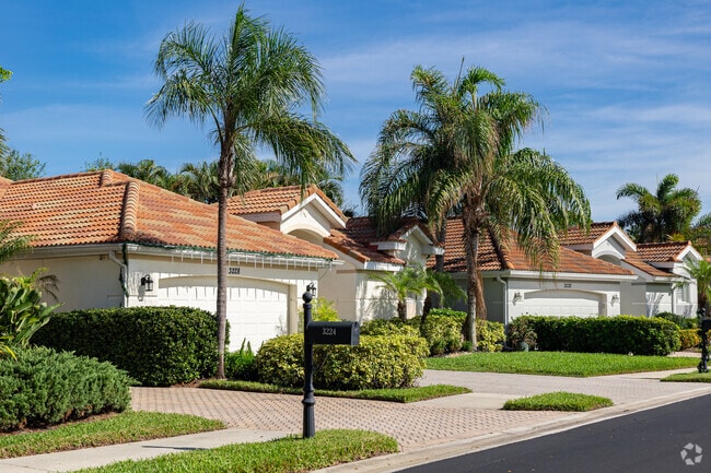 Bridgewater Bay features single-family homes built in the Spanish Revival style.