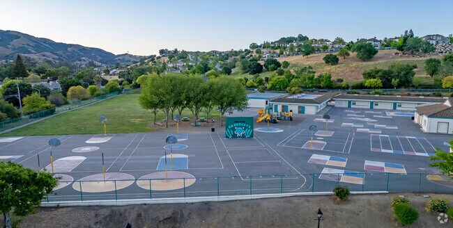 Silver Oak Elementary has an expansive playground and recess area for children to enjoy.