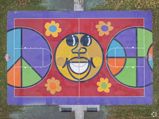 Basketball is a very popular sport to play in Stoepel Park.