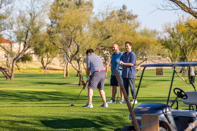 Discover the allure of golfing amidst scenic landscapes in McCormick Ranch's community.