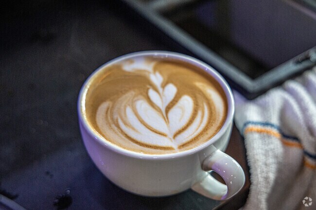 A beautiful example of Anthem Coffee & Tea drinks.