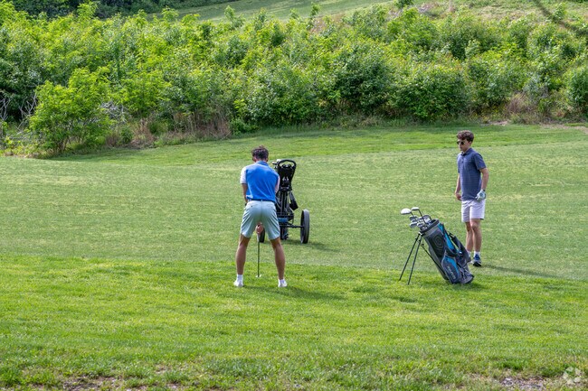 The Rock Creek Golf Course is a unique, hilly course, and close to Colonial Village.