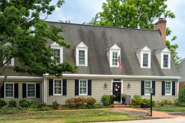 Expansive Cape Cod homes round out the architectural styles of Bellona-Gittings.