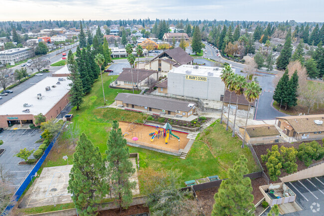 Play on the playground at St. Mark's Lutheran Elementary School.