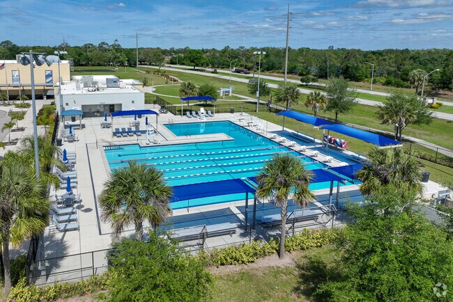 Poinciana swimmers can enjoy the impressive pool at Mary Jane Arrington Aquatic Center.