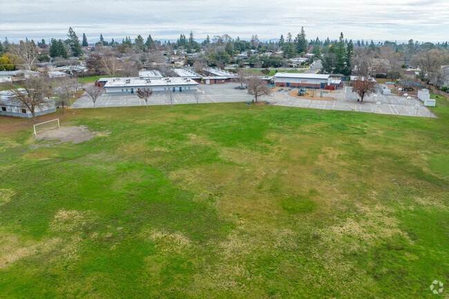 Play on the field at Skycrest Elementary School.