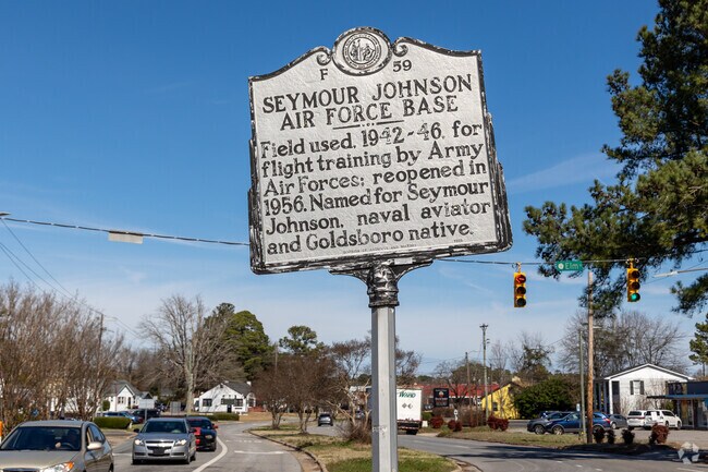 Seymour Johnson got its start in Goldsboro, NC as an Army Air Field during WWII.