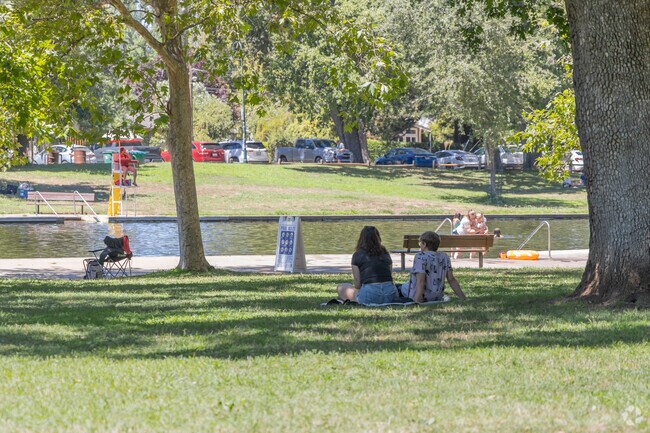 The surroundings at Bidwell Park are pleasing to the senses.