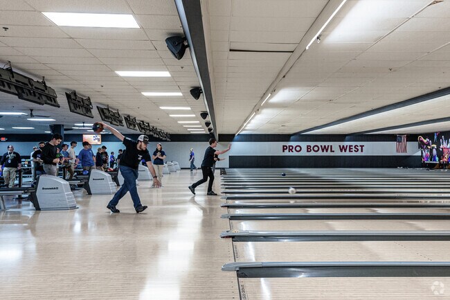 Pro Bowl West is a popular hangout located near the Irvington Park neighborhood.