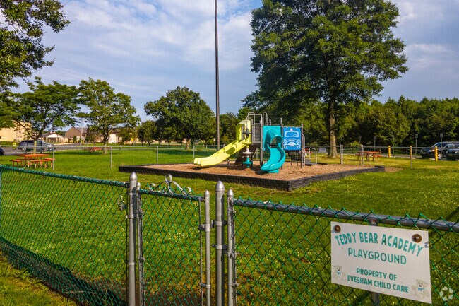 Teddy Bear Academy is located in Marlton Middle School next to the elementary school.