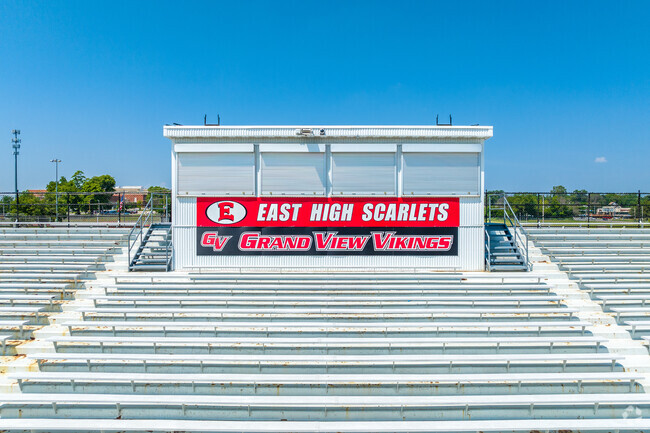 East High School is home to the Scarlets, and Scarlet pride is strong throughout Capitol Park.