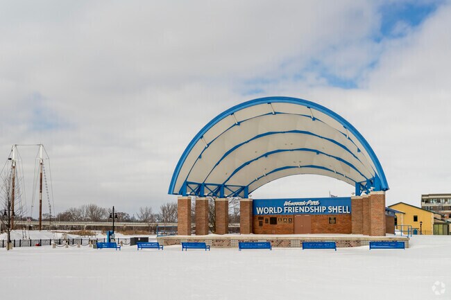 Wenonah Park in Bay City is known for its amphitheater and arts performances.