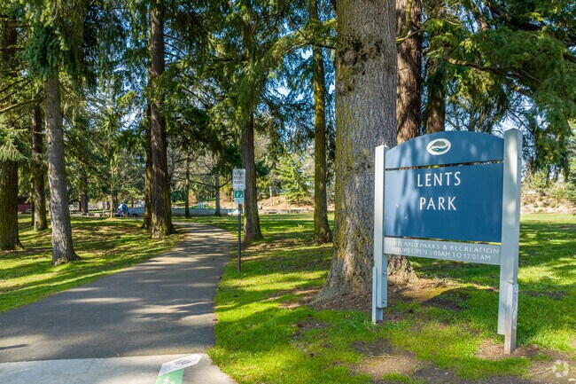 Portland Parks and Recreation welcomes all visitors to Lents Park in Lents, Oregon.
