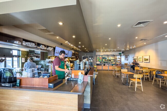 Enjoy a latte at Starbucks in Fairfield neighborhood of Virginia Beach