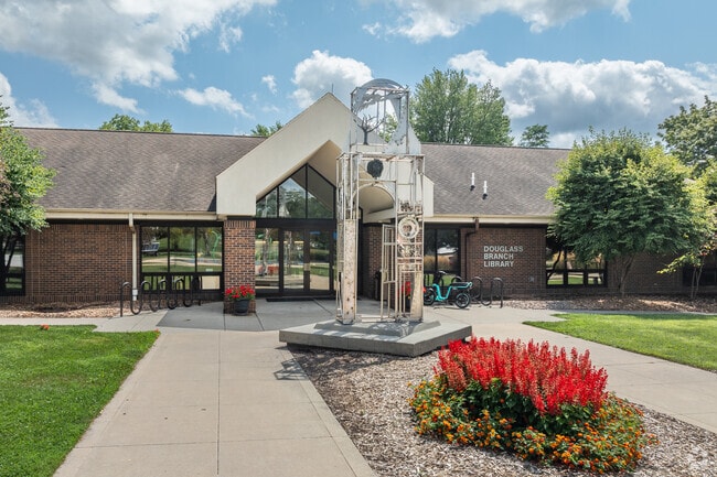 Find your next book at the Champaign Public Library in Douglass Park.