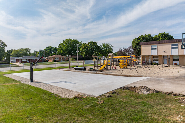 Racine Christian School offers a playground for students.