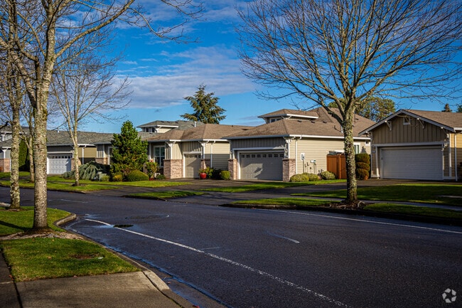 The beautiful clean streets of Hawks Prairie.
