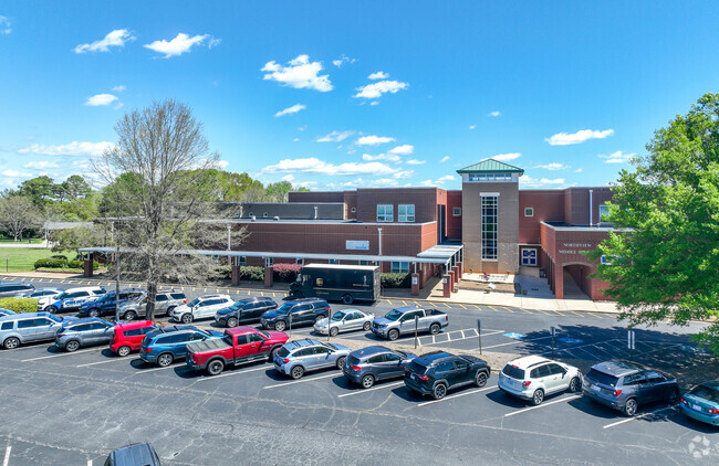 The entrance to Northview Middle School in Hickory.