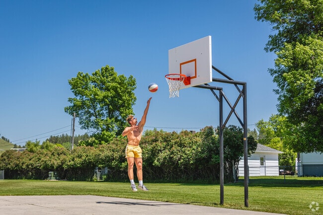 Lewistown locals love to play basketball and enjoy other activities at bustling Frank Day Park.