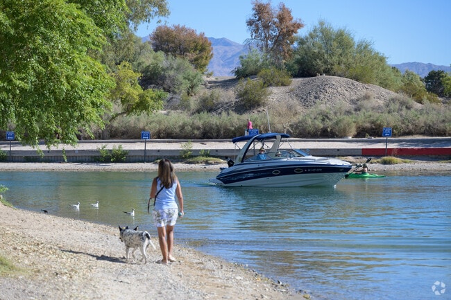 Lake Havasu City features 60 miles of lake and river waterways.
