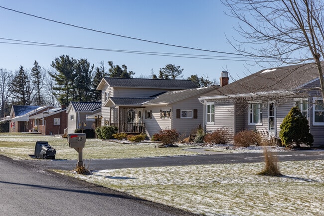 Rows of houses line the back streets of Somerset Township.