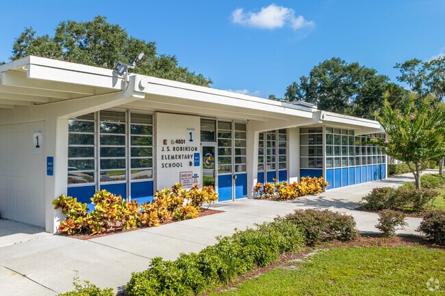 The school was named for James Seward Robinson, who had taught school and in the county.