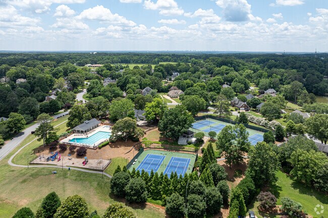 Wexford provides private tennis courts and a clubhouse for its residents.