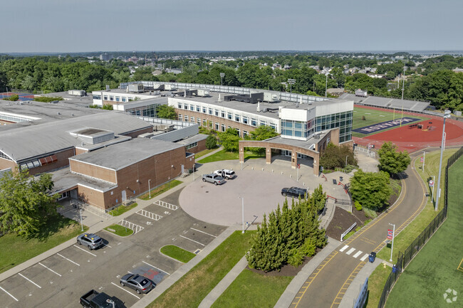 Center for Global Studies is located behind Brien McMahon HS at 300 Highland Ave in Norwalk, CT.