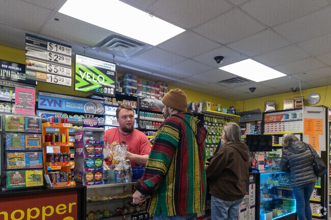 Cigarette Shopper is a popular convenience store near the North Gorham neighborhood.