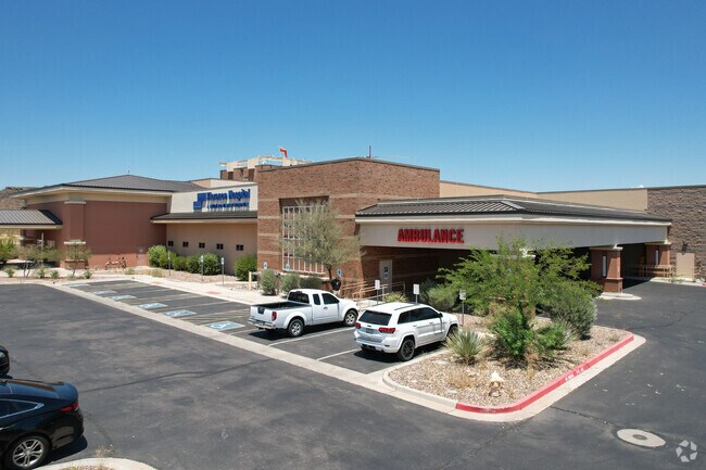 Florence Hospital in Anthem at Merrill Ranch is equipped with a helipad for emergencies.