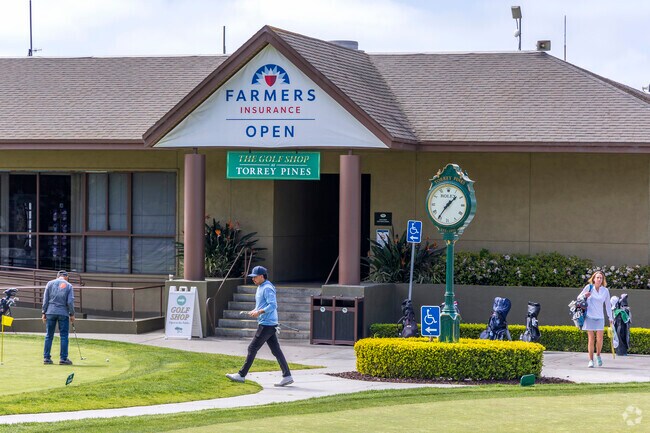 The Torrey Pines Golf Course near La Jolla Farms.