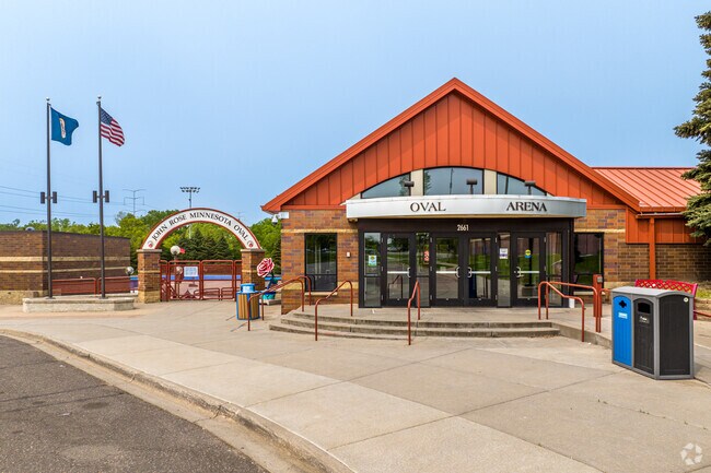 The Guidant John Rose MN OVAL is the largest artificial outdoor refrigerated ice-skating facility in North America