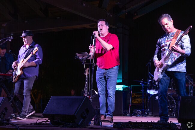 Peachtree City Night Market's entertainment for the night was 3rd Shift.