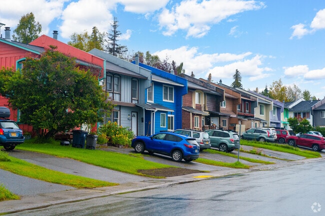 Homes near Chester Creek Greenbelt in Fairview showcase 1970s architecture.