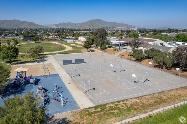 The playground at Stone Avenue Elementary is so enticing that your kids will not want to leave.