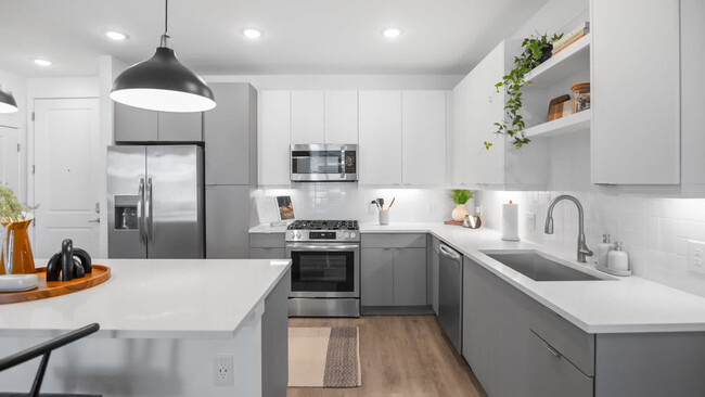 Kitchen with Stainless Steel Appliances