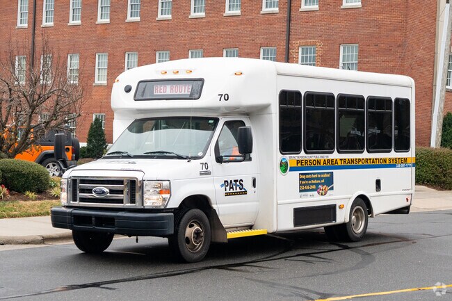 Person Area Transportation System’s free Roxboro Uptown Shuttle has 21 stops.