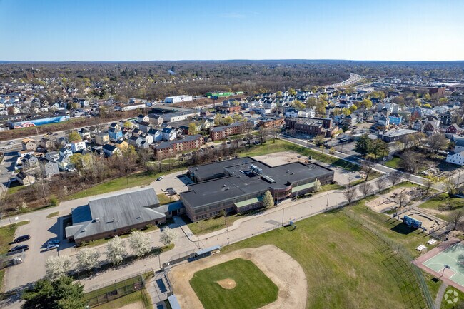 Overview of Young Jr Elementary School situated in Lower South Providence.
