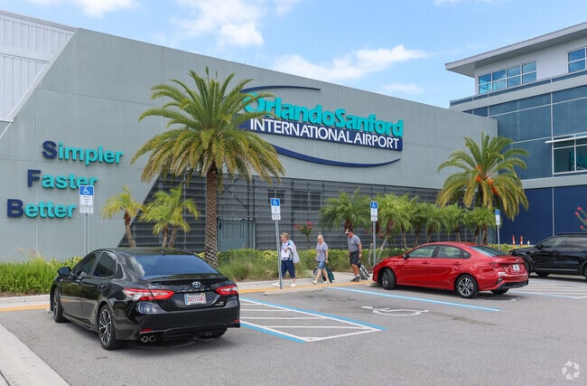 Sanford is only a 10 minute car ride to Orlando-Sanford Airport.