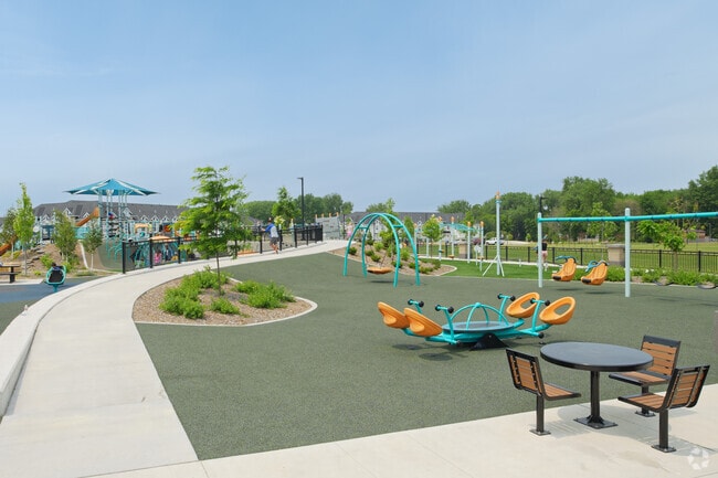 Lions Volunteer Park has a large playground with lots of activity fields.