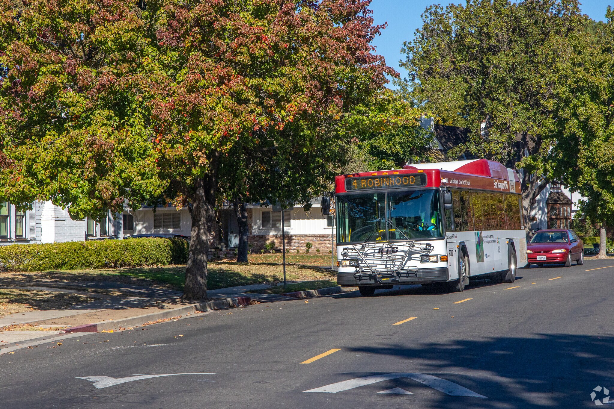 No 4 busline connects Midtown to the other part of Stockton.