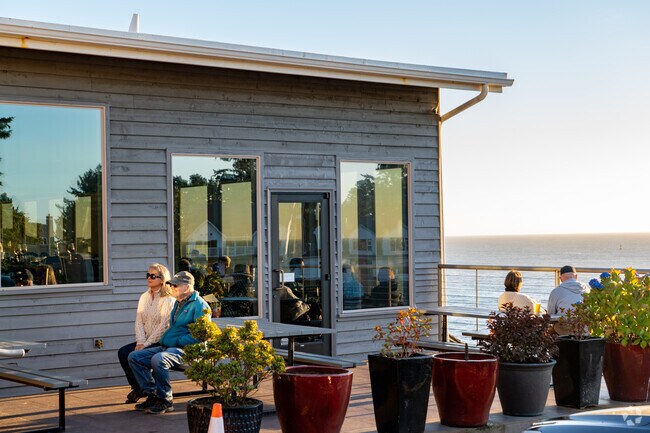 Enjoy the stunning water views while you wait for a table at The Hill Buffet and Grill.