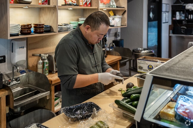 You wont have to look far for fresh ingredients at Top Pot in East Braintree.