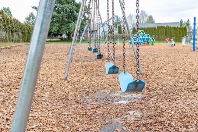 Kids love to swing through recess at Silver Star Elementary School in Vancouver, WA.