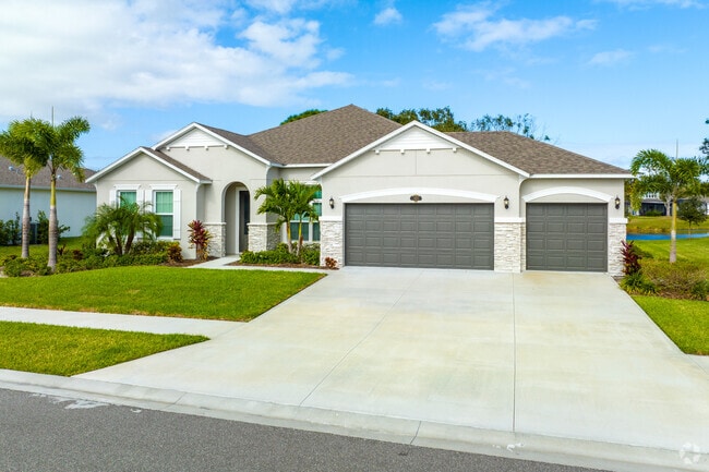 Port Malabar homes are often designed with Craftsman or Mediterranean features.