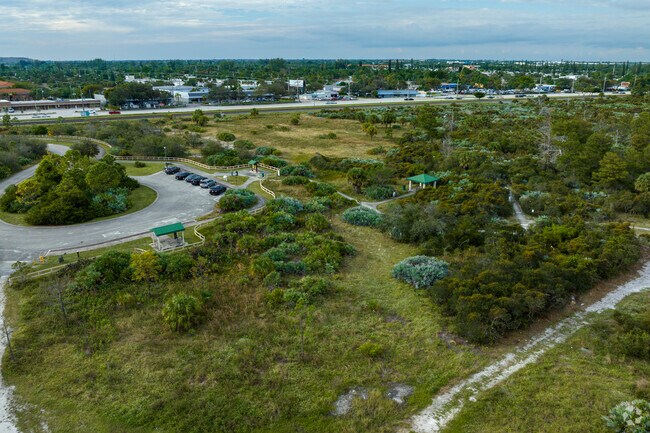 An alternate aerial view of the Highlands Scrub Natural Area.