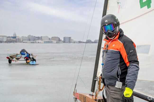 Capitol View Heights has access to Olin Bay, which is a great spot to watch ice boaters.